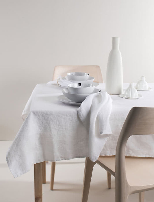 Brentontreks Sunshine White Tablecloth