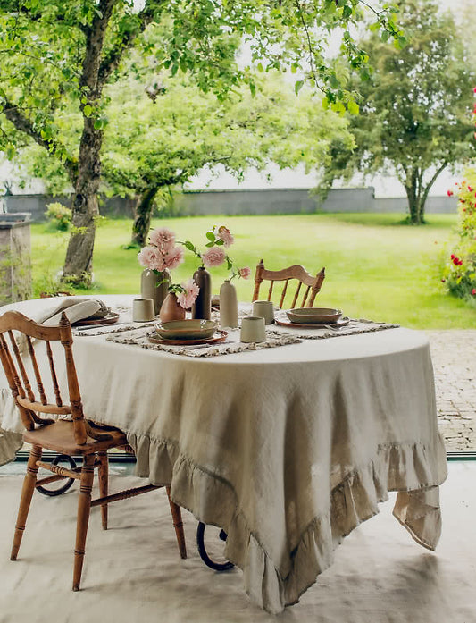 Brentontreks Volin Oatmeal Tablecloth